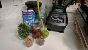 Kale, Sunflower Seed, Peanut smoothie